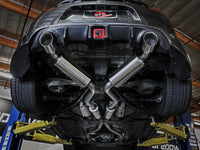 Takeda 2-1/2 Inch 304 Stainless Cat-Back Exhaust w/ Resonator and Blue Flame Tip Nissan 370Z 09-20 V6-3.7L aFe Power
