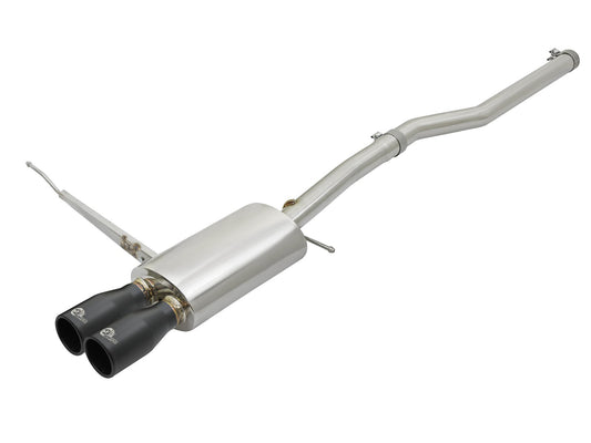 Mach Force-Xp Stainless Steel Cat-Back Exhaust System w/ Black Tip Mini Cooper S (F56/57) 15-24 L4-2.0L (t) B46 aFe Power