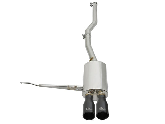 Mach Force-Xp Stainless Steel Cat-Back Exhaust System w/ Black Tip Mini Cooper S (F56/57) 15-24 L4-2.0L (t) B46 aFe Power