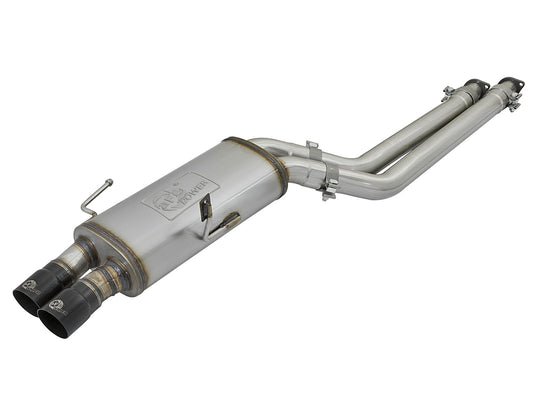Mach Force-Xp Stainless Steel Cat-Back Exhaust System w/ Black Tip BMW M3 (E36) 96-99 L6-3.2L S52 aFe Power