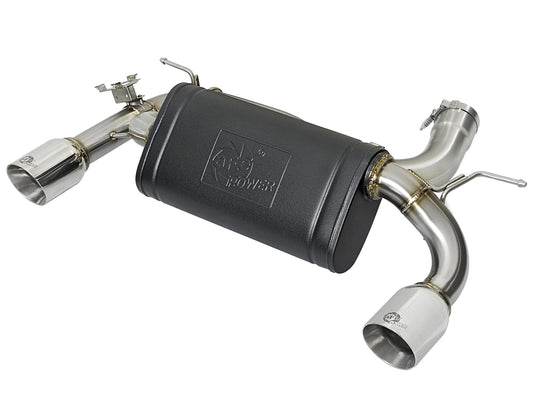 Mach Force-Xp Axle-Back Stainless Steel Exhaust System w/Polished Tips BMW 340i (F30) /440i (F32/33) 16-20 L6-3.0L (t) B58 aFe Power