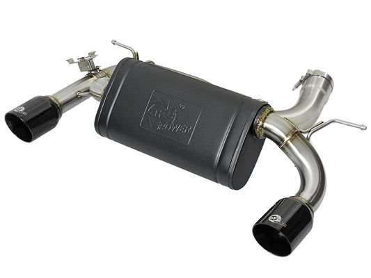 Mach Force-Xp Axle-Back Stainless Steel Exhaust System w/Black Tip BMW 335i (F30) 12-15 / 435i (F32/F33) 14-16 L6-3.0L (t) N55 aFe Power