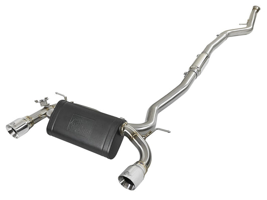 Mach Force-Xp 304 Stainless Steel Cat-Back Exhaust System w/Polished Tips BMW 335i (F30) 12-15 / 435i (F32/F33) 14-16 L6-3.0L (t) N55 aFe Power