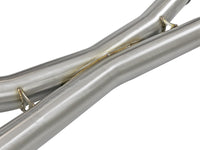 Mach Force-Xp 3-1/2 Inch 304 Stainless Steel Cat-Back Exhaust System w/ Black Tip BMW X5 M (F85) / X6 M (F86) 15-19 V8-4.4L (tt) S63 aFe Power