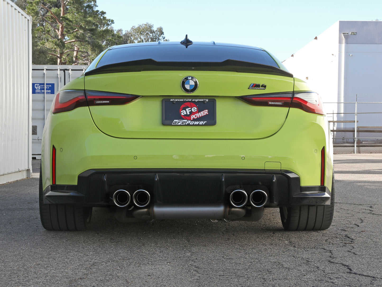 Mach Force-Xp 3 Inch to 2-1/2 Inch Stainless Steel Cat-Back Exhaust System Polished BMW M3/M4 (G80/82) 21-26 L6-3.0L (tt) S58 aFe Power