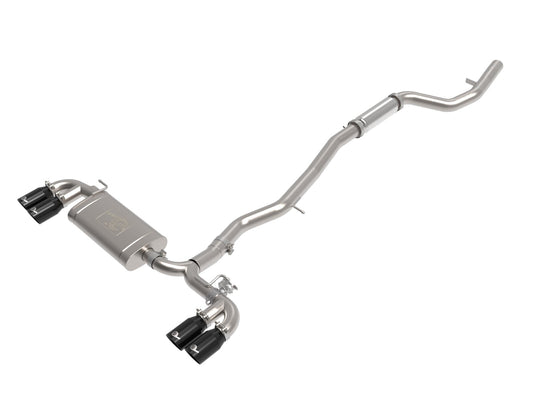 Mach Force-Xp 3 Inch to 2-1/2 Inch 304 Stainless Steel Cat-Back Exhaust Black BMW Z4 M40i (G29) 19-26 L6-3.0L (t) B58 aFe Power