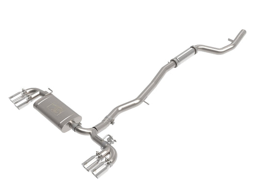 Mach Force-Xp 3 Inch to 2-1/2 Inch 304 Stainless Steel Cat-Back Exhaust Polished BMW Z4 M40i (G29) 19-26 L6-3.0L (t) B58 aFe Power
