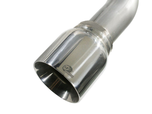 Mach Force-Xp 3 Inch to 2-1/2 Inch Stainless Steel Axle-Back Exhaust System Polished Audi A4 (B9) 17-19 L4-2.0L(t) aFe Power