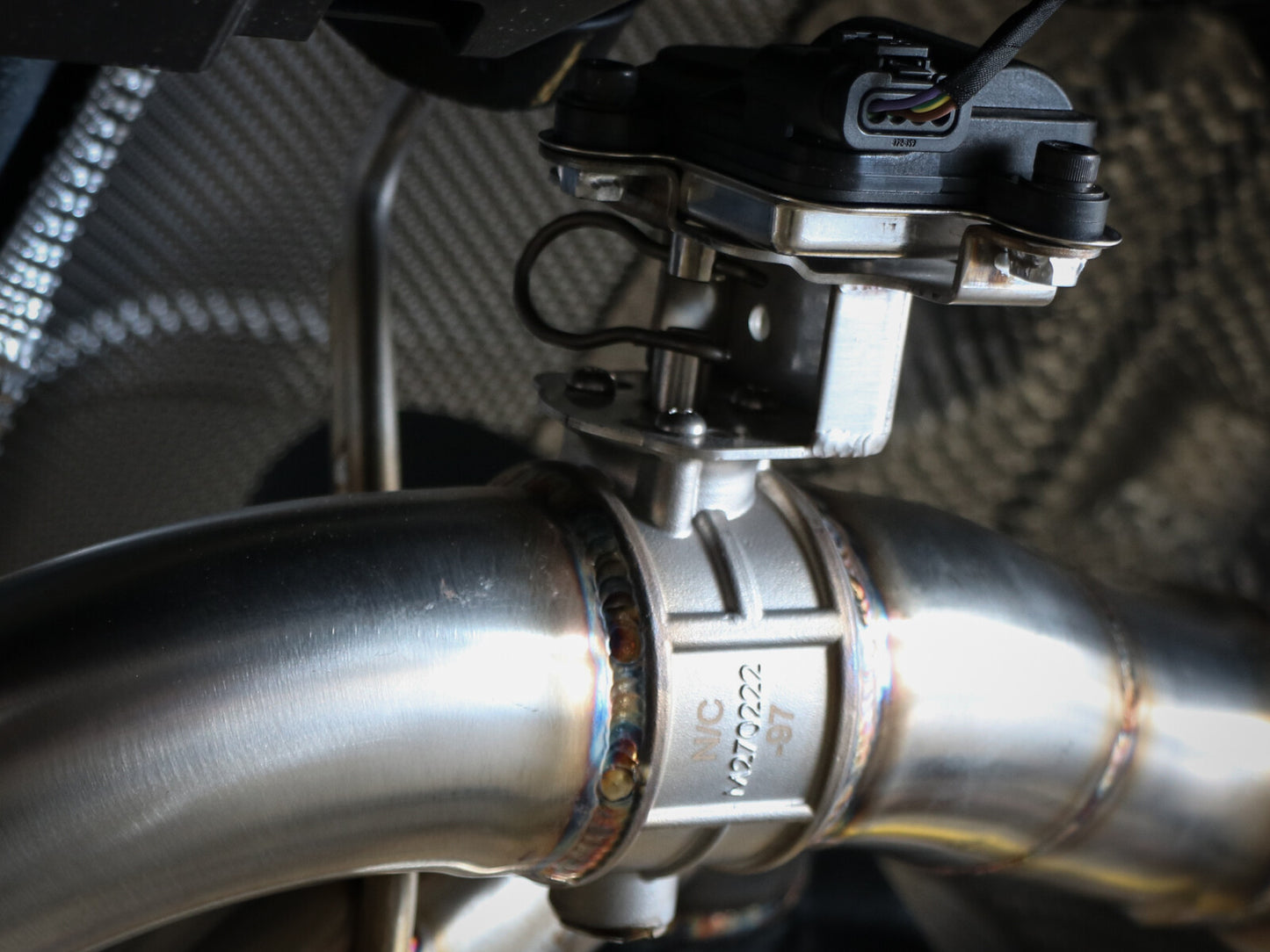 Mach Force-Xp 3 Inch to 2-1/2 Inch Stainless Steel Axle-Back Exhaust System Black Audi RS5 Coupe 18-20 V6-2.9L (tt) aFe Power