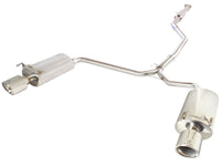 Takeda 2-1/2 Inch to 1-3/4 Inch 304 Stainless Steel Cat-Back Exhaust w/ Polish Tips Honda Accord 13-17 L4-2.4L aFe Power