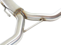 Takeda 2-1/2 Inch to 1-3/4 Inch 304 Stainless Steel Cat-Back Exhaust w/ Polish Tips Honda Accord 13-17 L4-2.4L aFe Power