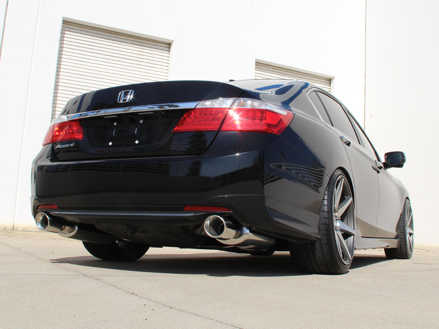 Takeda 2-1/2 Inch to 1-3/4 Inch 304 Stainless Steel Cat-Back Exhaust w/ Polish Tips Honda Accord 13-17 L4-2.4L aFe Power