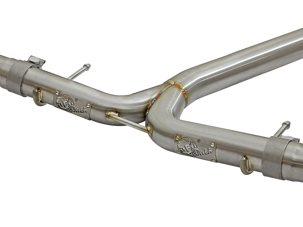 Takeda 2-1/4 to 2-1/2 Inch 304 Stainless Steel Cat-Back Exhaust w/Polished Tips Honda Civic Sedan 16-21 L4-1.5L (t) aFe Power aFe Power