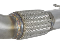 Takeda 3 Inch 304 Stainless Steel Mid-Pipe Honda Civic Type R 17-21 L4-2.0L (t) aFe Power