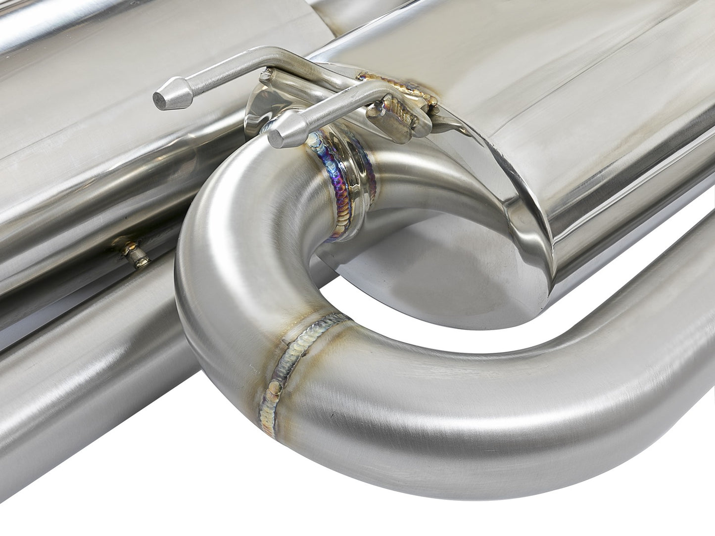 Takeda 3 Inch 304 Stainless Steel Cat-Back Exhaust w/ Center Black Tips Honda Civic Si Coupe 17-20 L4-1.5L (t) aFe Power