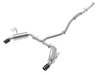 compare product Takeda 2-1/2 Inch to 2-1/4 Inch 304 Stainless Steel Cat-Back Exhaust System Carbon Honda Civic Sedan 22-24 L4-1.5L (t) aFe Power