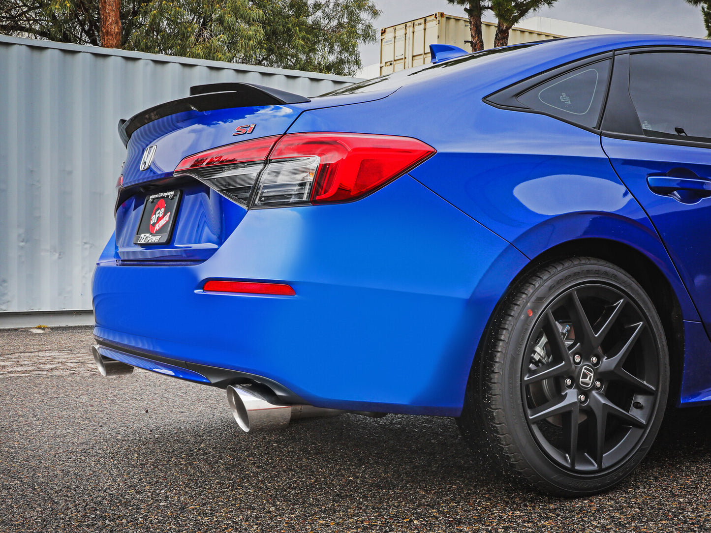 Takeda 2-1/2 Inch to 3 Inch 304 Stainless Steel Cat-Back Exhaust w/ Polished Tips Honda Civic Si 22-26 L4-1.5L (t) aFe Power