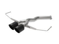 Takeda 3 Inch to 2-1/2 Inch 304 Stainless Steel Axle-Back Exhaust w/ Black Tip Hyundai Veloster 19-21 L4-1.6L (t) aFe Power