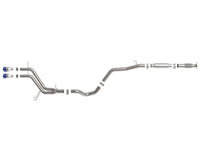 Takeda 2-1/2 Inch to 3 Inch 304 Stainless Steel Cat-Back Exhaust w/ Blue Flame Tip Hyundai Veloster 13-17 L4-1.6L (t) aFe Power