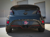 Takeda 2-1/2 Inch to 3 Inch 304 Stainless Steel Cat-Back Exhaust w/ Blue Flame Tip Hyundai Veloster 13-17 L4-1.6L (t) aFe Power