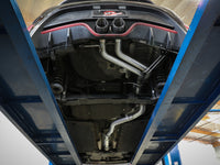 Takeda 2-1/2 Inch to 3 Inch 304 Stainless Steel Cat-Back Exhaust w/ Blue Flame Tip Hyundai Veloster 13-17 L4-1.6L (t) aFe Power