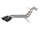 Takeda 3 Inch to 2-1/2 Inch 304 Stainless Steel Axle-Back Exhaust w/ Black Tip Hyundai Veloster 13-17 L4-1.6L (t) aFe Power