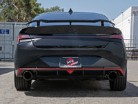 Takeda 3 Inch 304 Stainless Steel Cat-Back Exhaust w/ Polished Tips Hyundai Elantra N 22-26 L4-2.0L (t) aFe Power