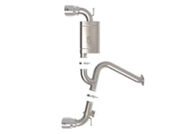 Takeda 3 Inch 304 Stainless Steel Axle-Back Exhaust w/ Polished Tips Hyundai Kona N 22-23 L4-2.0L (t) aFe Power