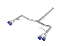 Takeda 3 Inch to 2-1/2 Inch 304 Stainless Steel Axle-Back Exhaust w/ Blue Flame Tip Kia K5 GT 21-24 L4-2.5L (t) aFe Power