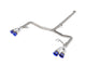 Takeda 3 Inch to 2-1/2 Inch 304 Stainless Steel Axle-Back Exhaust w/ Blue Flame Tip Kia K5 GT 21-24 L4-2.5L (t) aFe Power