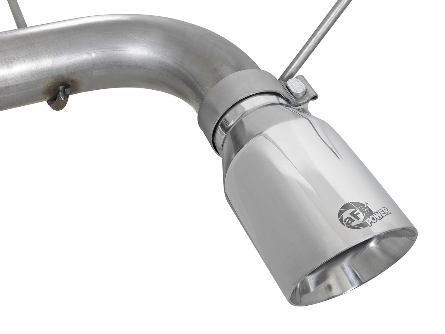 Mach Force-Xp 2-1/2 Inch to 3 Inch 304 Stainless Steel Cat-Back Exhaust w/Polish Tip Jeep Grand Cherokee (WK2) 14-21 V6-3.6L aFe Power