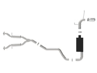 Mach Force-Xp 2-1/2 Inch to 3 Inch 304 Stainless Steel Cat-Back Exhaust w/Polish Tip Jeep Grand Cherokee (WK2) 14-21 V6-3.6L aFe Power