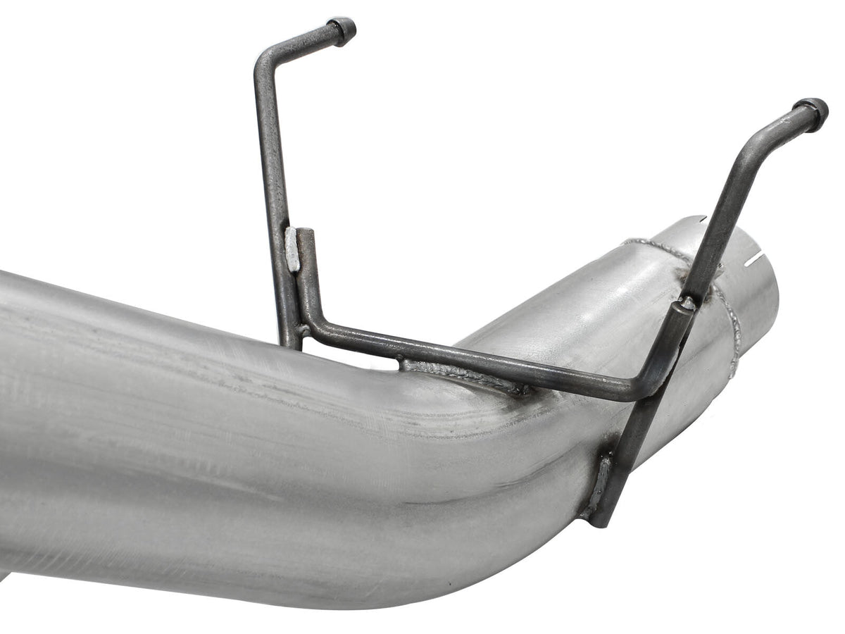 Large Bore-HD 5 Inch 409 Stainless Steel Dpf-Back Exhaust System w/Polished Tip Dodge Ram Diesel Trucks 13-18 L6-6.7L (td) aFe Power aFe Power