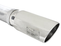 Large Bore-HD 5 Inch 409 Stainless Steel Dpf-Back Exhaust System w/Polished Tip Dodge Ram Diesel Trucks 13-18 L6-6.7L (td) aFe Power aFe Power