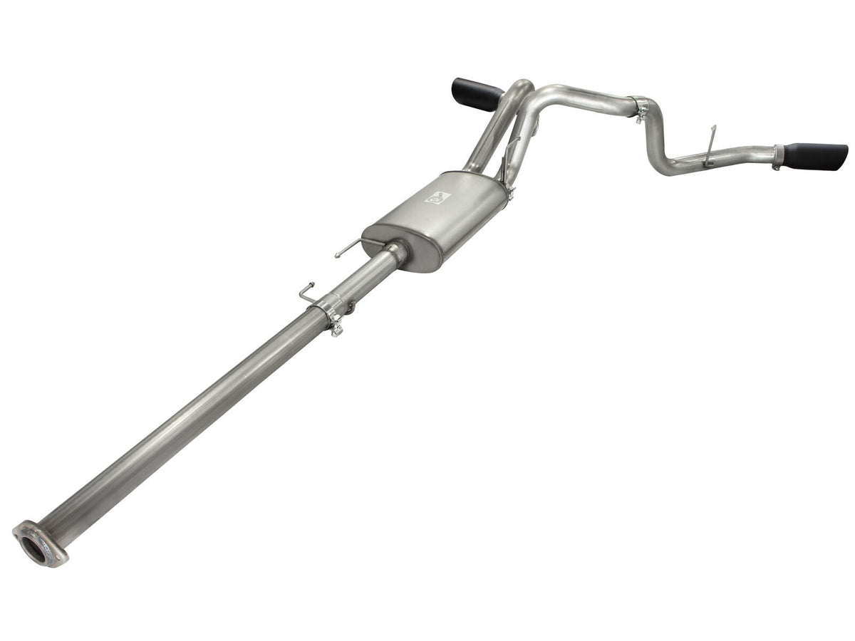 Mach Force-Xp 3 Inch 409 Stainless Steel Cat-Back Exhaust System w/ Tip Ford F-150 11-14 V6-3.5L (tt) aFe Power aFe Power