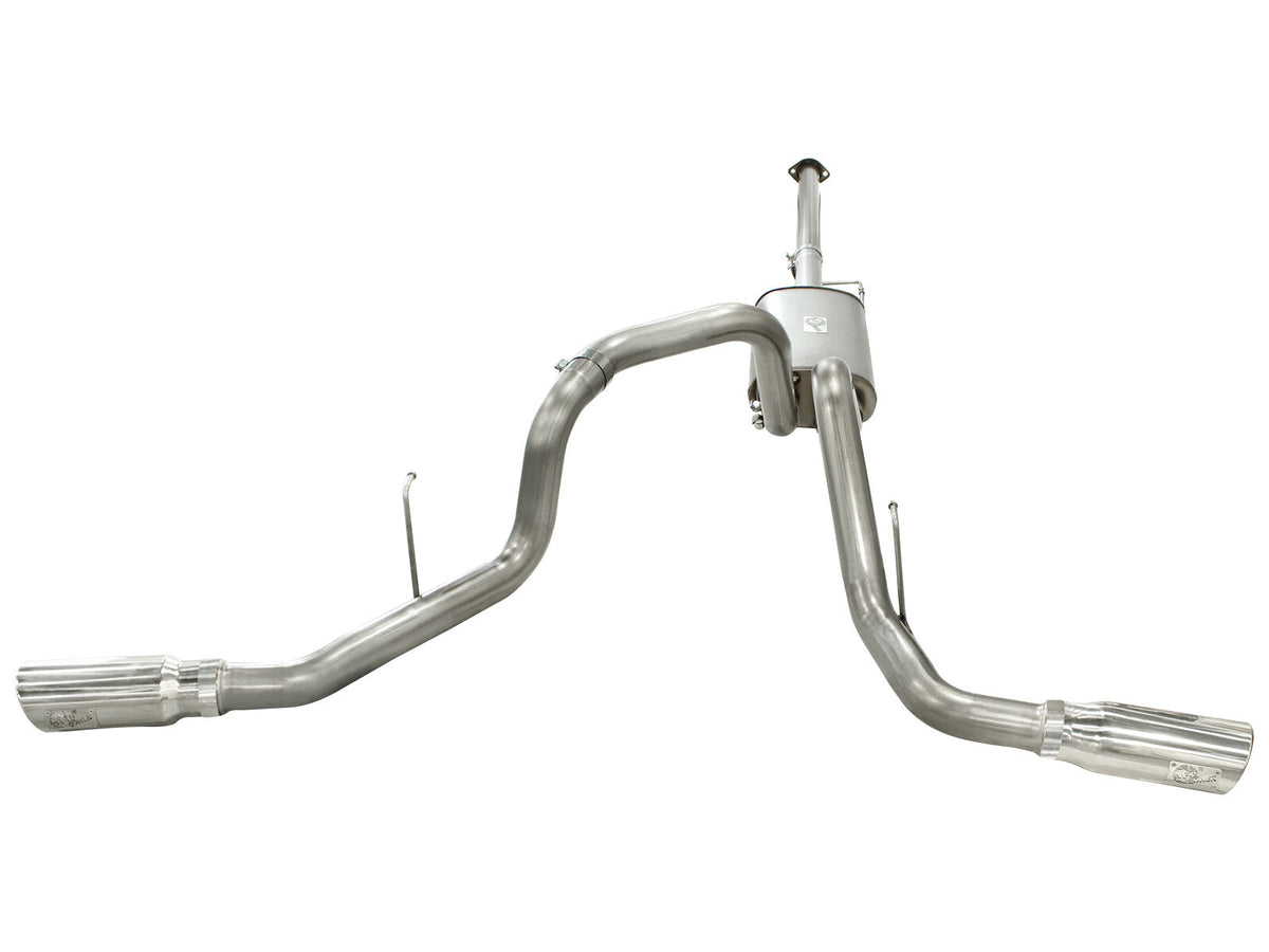 Mach Force-Xp 3 Inch 409 Stainless Steel Cat-Back Exhaust System w/ Tip Ford F-150 11-14 V6-3.5L (tt) aFe Power aFe Power