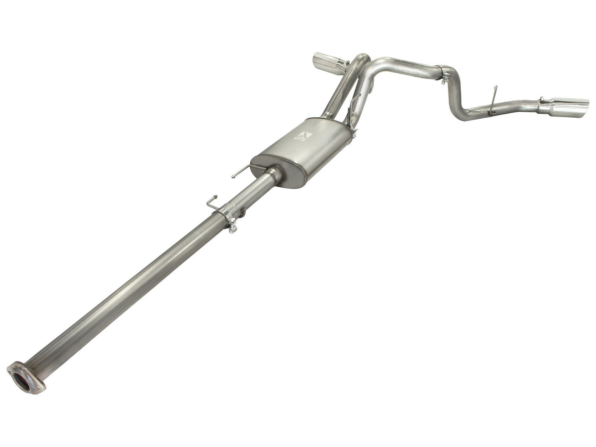 Mach Force-Xp 3 Inch 409 Stainless Steel Cat-Back Exhaust System w/ Tip Ford F-150 11-14 V6-3.5L (tt) aFe Power aFe Power