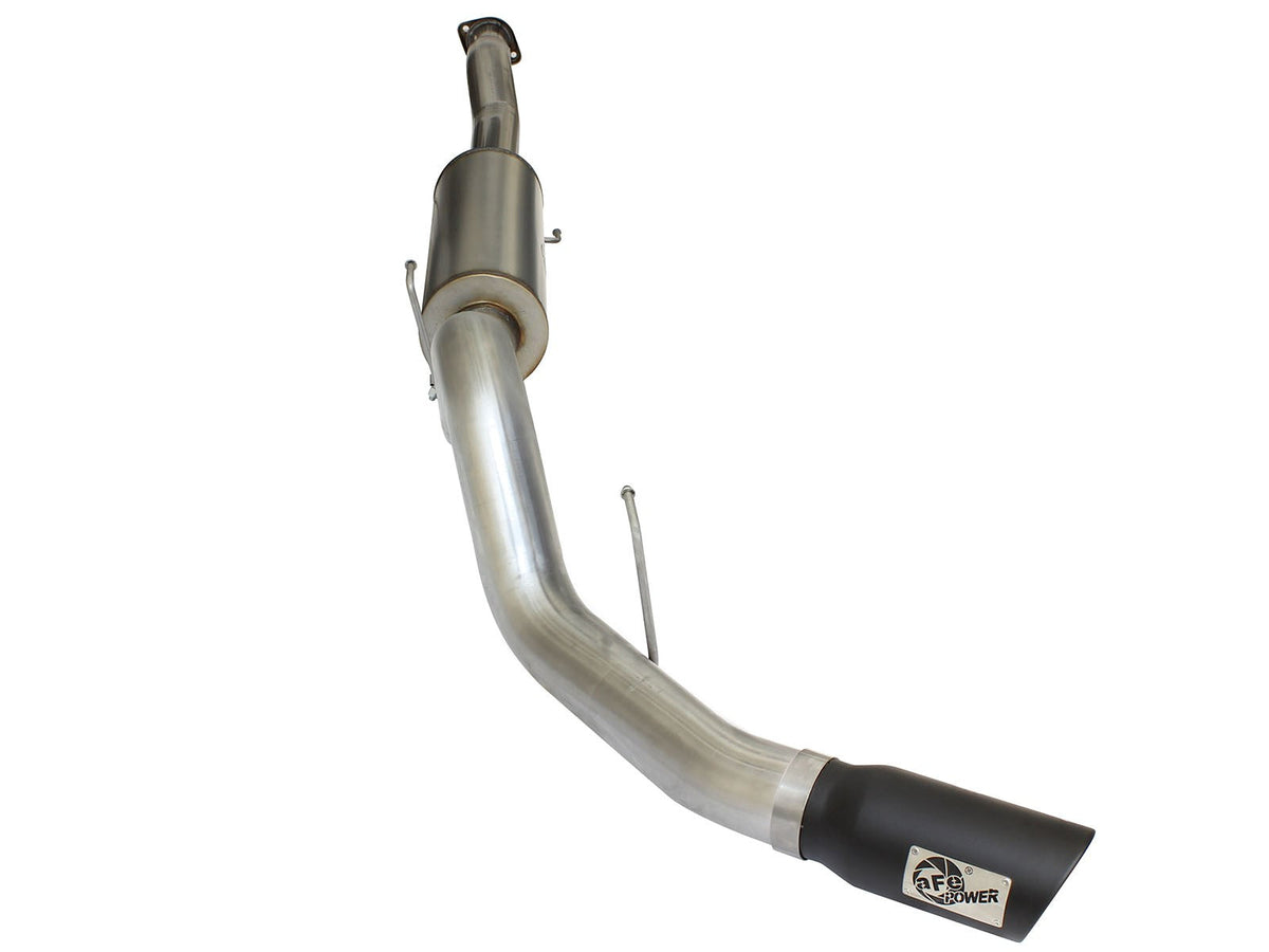 Mach Force-Xp 4 Inch Stainless Steel Cat-Back Exhaust System w/Black Tip Ford F-150 15-20 V6-2.7L (tt)/3.5L (tt) aFe Power aFe Power