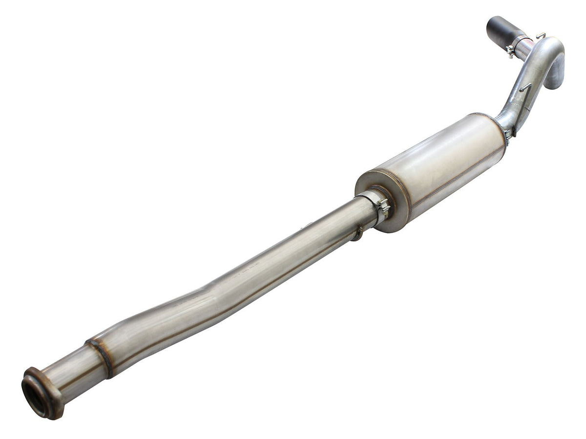 Mach Force-Xp 4 Inch Stainless Steel Cat-Back Exhaust System w/Black Tip Ford F-150 15-20 V6-2.7L (tt)/3.5L (tt) aFe Power aFe Power
