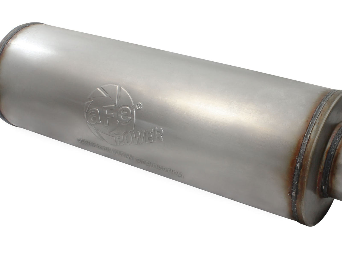 Mach Force-Xp 4 Inch Stainless Steel Cat-Back Exhaust System w/Black Tip Ford F-150 15-20 V6-2.7L (tt)/3.5L (tt) aFe Power aFe Power