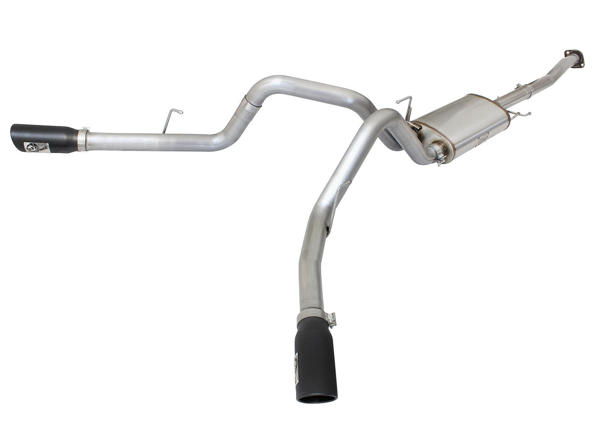 Mach Force-Xp 3 Inch 409 Stainless Steel Cat-Back Exhaust System w/ Tip Ford F-150 15-20 V6-2.7L (tt)/3.5L (tt) aFe Power aFe Power