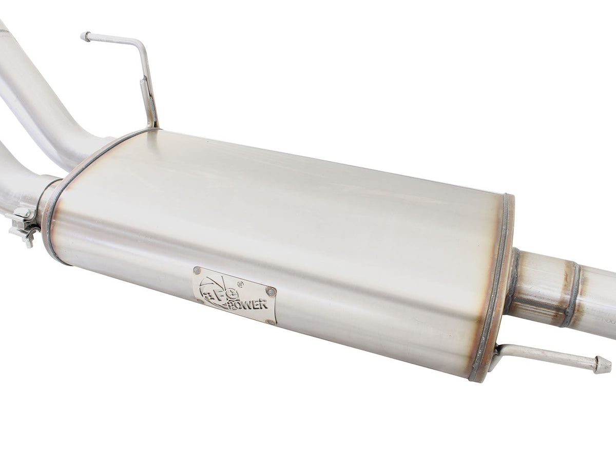Mach Force-Xp 3 Inch 409 Stainless Steel Cat-Back Exhaust System w/ Tip Ford F-150 15-20 V6-2.7L (tt)/3.5L (tt) aFe Power aFe Power