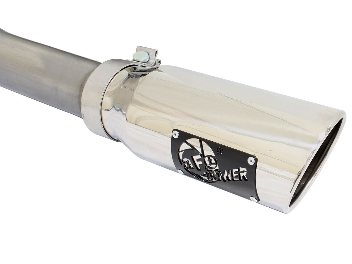 Mach Force-Xp 3 Inch 409 Stainless Steel Cat-Back Exhaust System w/ Tip Ford F-150 15-20 V6-2.7L (tt)/3.5L (tt) aFe Power aFe Power