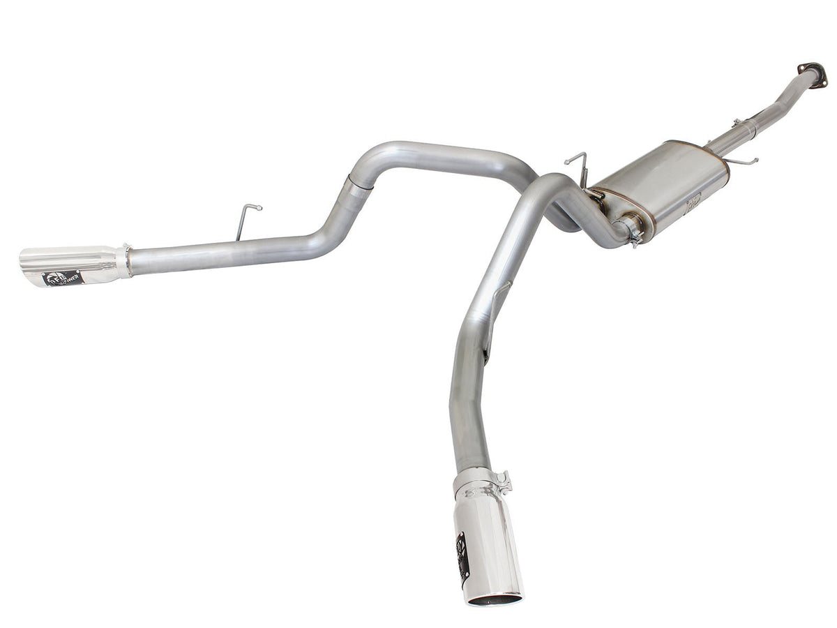 Mach Force-Xp 3 Inch 409 Stainless Steel Cat-Back Exhaust System w/ Tip Ford F-150 15-20 V8-5.0L aFe Power aFe Power