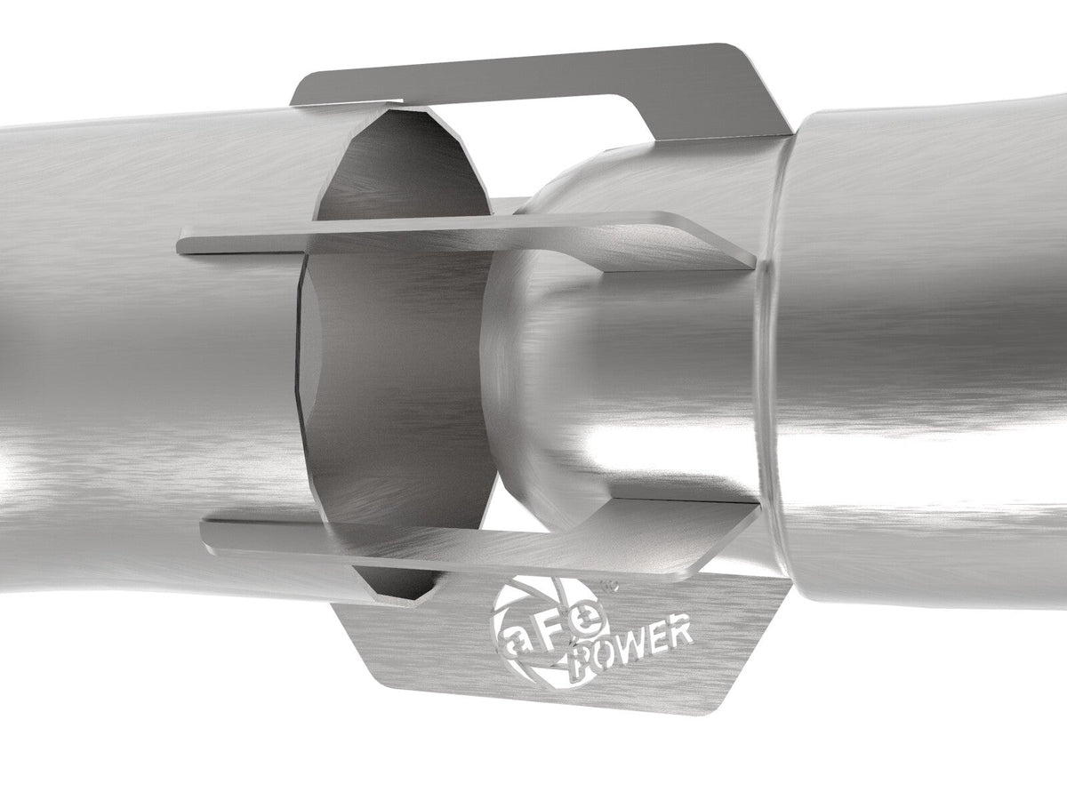 Rebel 409 Stainless Steel Dpf-Back Exhaust System w/ Dual Tips Ford F-150 18-21 V6-3.0L (td) aFe Power aFe Power