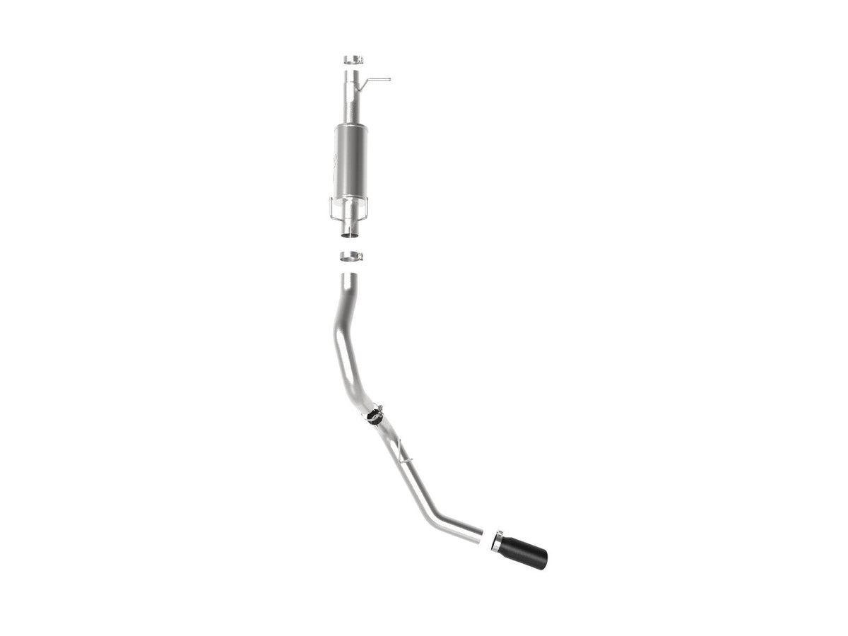 Apollo GT Series 3-1/2 Inch Stainless Steel Axle-Back Exhaust System w/ Tip Ford F-250/F-350 17-26 V8-6.2/6.8/7.3L Moderate Sound Level aFe Power aFe Power