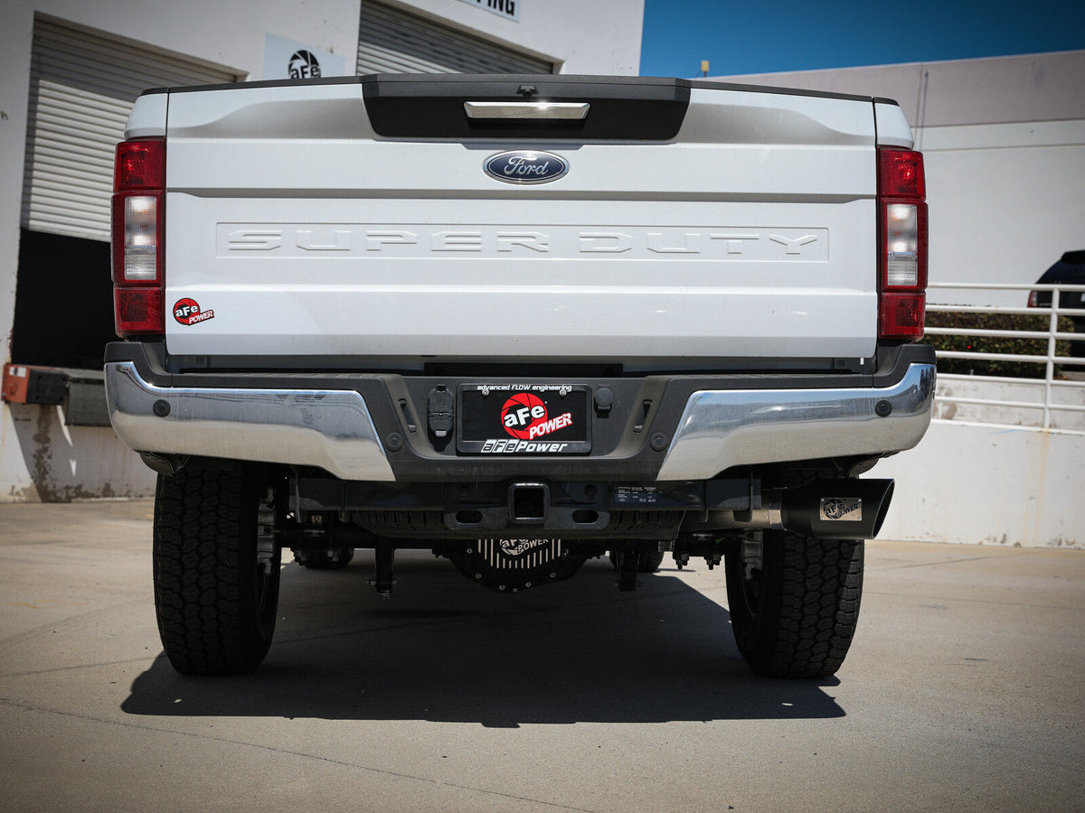 Apollo GT Series 3-1/2 Inch Stainless Steel Axle-Back Exhaust System w/ Tip Ford F-250/F-350 17-26 V8-6.2/6.8/7.3L Moderate Sound Level aFe Power aFe Power