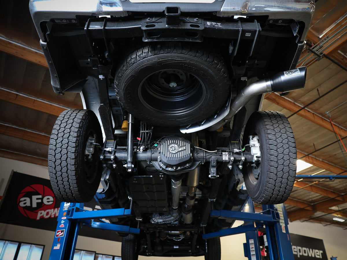 Apollo GT Series 3-1/2 Inch Stainless Steel Axle-Back Exhaust System w/ Tip Ford F-250/F-350 17-26 V8-6.2/6.8/7.3L Moderate Sound Level aFe Power aFe Power