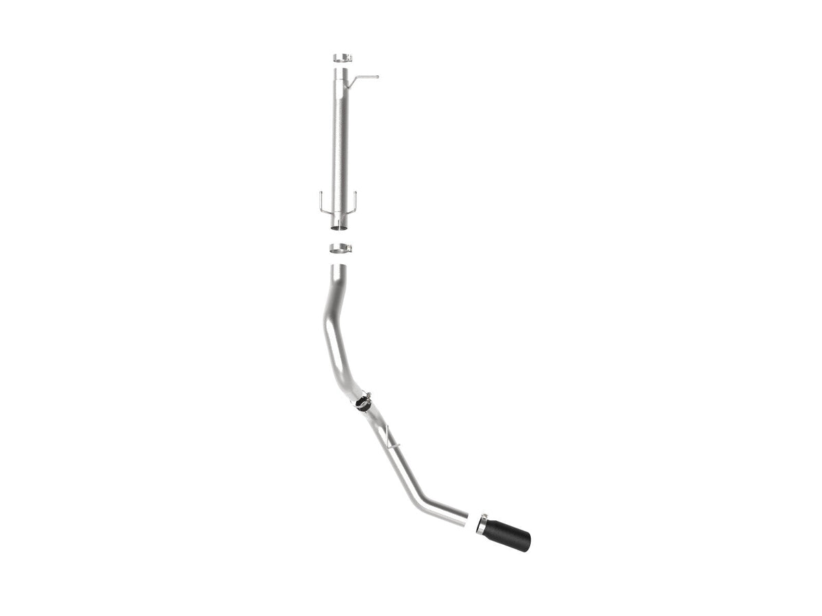 Apollo GT Series 3-1/2 Inch Stainless Steel Axle-Back Exhaust System w/ Tip Ford F-250/F-350 17-26 V8-6.2/6.8/7.3L Aggressive Sound Level aFe Power aFe Power