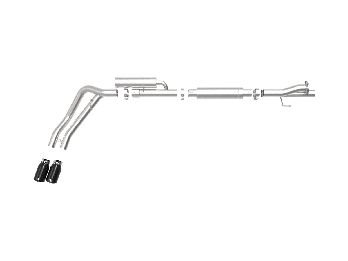 Rebel Series 3 Inch 409 Stainless Steel Cat-Back Exhaust System w/ Tip Ford F-250/F-350 17-26 V8-6.2/6.8/7.3L aFe Power aFe Power